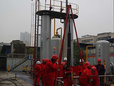 儲(chǔ)氣井檢測儀下井圖片