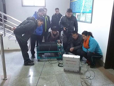 北京地震局測井現(xiàn)場